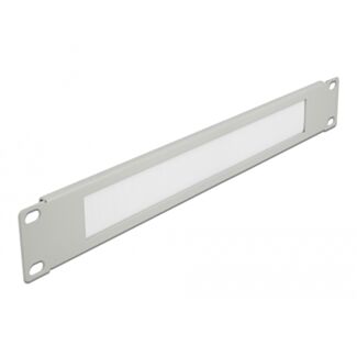 DeLOCK Spazzola a strip per la gestione dei cavi da 19″ 1U grigio