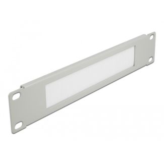 DeLOCK 10″ Cable Management Brush Strip 1U grey