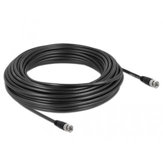 DeLOCK 80087 coaxial cable 20 m BNC Black