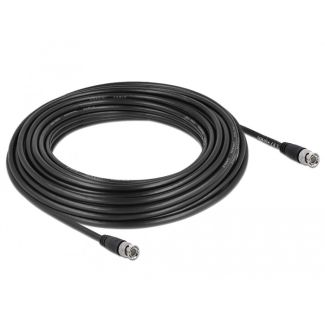 DeLOCK 80086 coaxial cable 15 m BNC Black