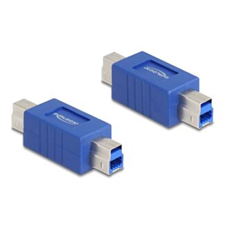 DeLOCK 67227 adattatore per inversione del genere dei cavi USB Type-B USB di tipo B Blu