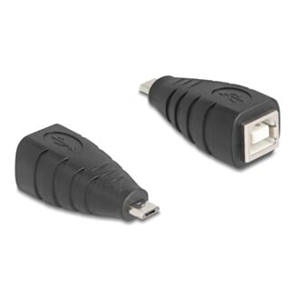 DeLOCK 67201 adattatore per inversione del genere dei cavi USB Type Micro-B USB di tipo B Nero