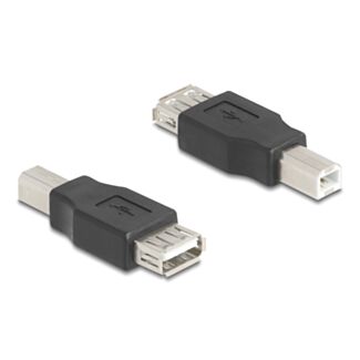 DeLOCK 67199 adattatore per inversione del genere dei cavi USB Type-B USB tipo A Nero