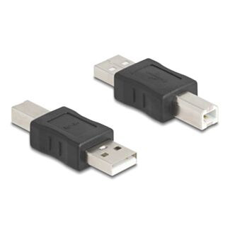 DeLOCK 67198 adattatore per inversione del genere dei cavi USB Type-A USB di tipo B Nero