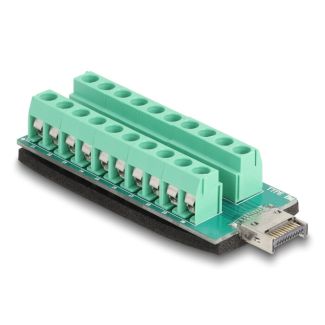 DeLOCK USB Type-E Key A male to Terminal Block Adapter 20 pin