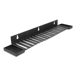 DeLOCK 67180 cable organizer Wall Cable holder Black