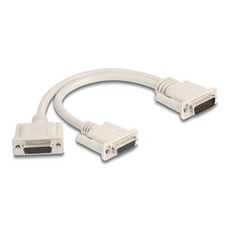 DeLOCK 67171 cavo seriale Beige 0,3 m DB-26 2 x DB-26