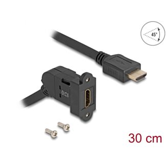 DeLOCK 67157 adattatore per inversione del genere dei cavi HDMI Nero