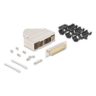 DeLOCK 67134 cavo di collegamento D-Sub (25-pin) Argento