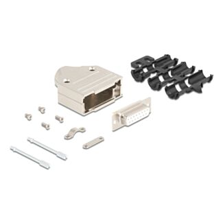 DeLOCK 67133 cavo di collegamento D-Sub (15-pin) Argento
