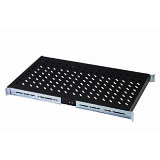Digitus Ripiano fisso 1U per rack da 1000 mm di profondità 44x483x737 mm, fino a 100 kg, nero