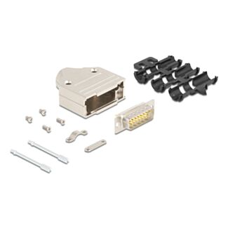 DeLOCK 67132 cavo di collegamento D-Sub (15-pin) Argento