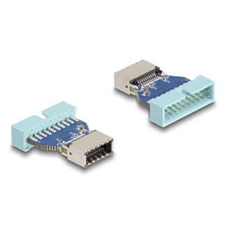 DeLOCK USB 5 Gbps Adattatore Pin Header maschio a interna USB di Tipo-E chiave A femmina