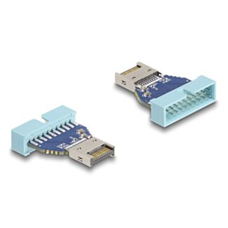 DeLOCK USB 10 Gbps Adattatore Pin Header maschio a interna USB di Tipo-E chiave A maschio