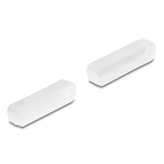 DeLOCK Dust cover for D-Sub 25 male 2 pieces transparent