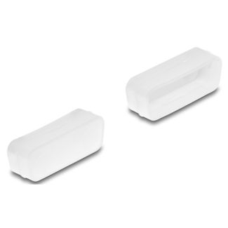 DeLOCK Dust cover for D-Sub 15 female 2 pieces transparent