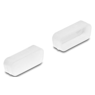 DeLOCK Dust cover for D-Sub 15 male 2 pieces transparent