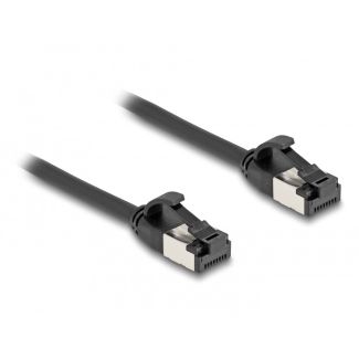 DeLOCK RJ45 Cable plug to plug Cat.8.1 flexible 1 m black
