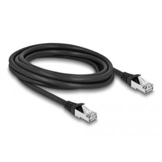 DeLOCK Cavo di rete RJ45 Cat.6A S/FTP PUR Outdoor da 3 m nero
