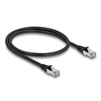 DeLOCK Cavo di rete RJ45 Cat.6A S/FTP PUR Outdoor da 0,5 m nero