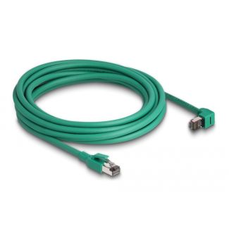 DeLOCK Cavo di rete RJ45 PROFINET SF/UTP angolato a 90° da 5 m verde