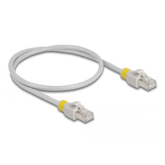 DeLOCK Cavo di rete RJ45 Cat.6A S/FTP con clip colorate 0,5 m