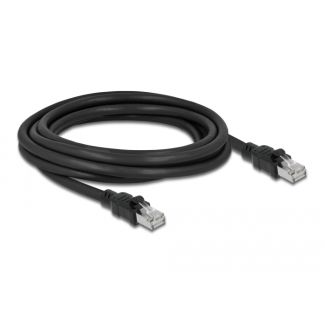 DeLOCK Cavo di rete RJ45 Cat.6A F/UTP con guaina interna in metallo 3 m