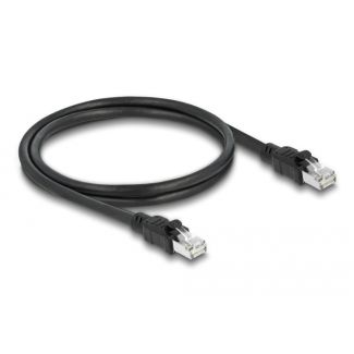 DeLOCK Cavo di rete RJ45 Cat.6A F/UTP con guaina interna in metallo 1 m
