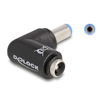 DeLOCK DC Adapter 5.5 x 2.1 mm male to 5.5 x 2.1 female 90° angled