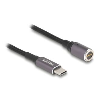 DeLOCK Cavo di ricarica per portatile da USB Type-C maschio a connettore magnetico a 8 pin 1,8 m