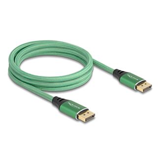 DeLOCK Cavo DisplayPort 16K 60 Hz 2 m verde metalic