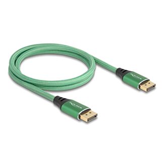 DeLOCK Cavo DisplayPort 16K 60 Hz 1 m verde metalic