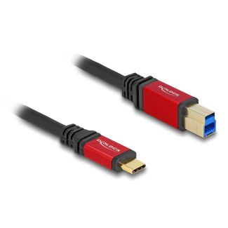 DeLOCK Cavo USB 5 Gbps USB Type-C maschio per USB Tipo-B maschio 2 m metallo rosso