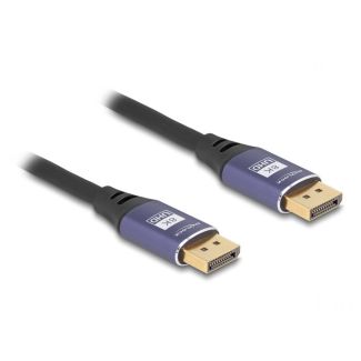 DeLOCK DisplayPort Cable 8K 60 Hz 3 m lila metal