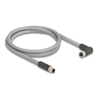 DeLOCK 80543 sensor/actuator cable 2 m RST M12 Grey