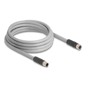 DeLOCK 80540 cavo per sensori e attuatori 3 m RST M12 Grigio