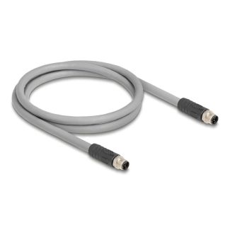 DeLOCK 80533 sensor/actuator cable 2 m RST M12 Grey