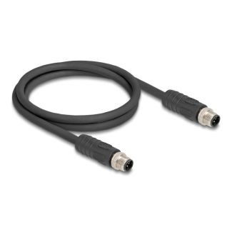 DeLOCK 80516 cavo per sensori e attuatori 3 m RST M12 Nero
