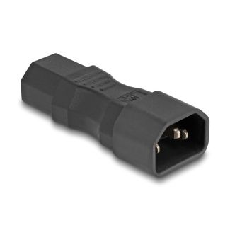 DeLOCK Power Adapter IEC 60320 - C14 to C13, male / female, 10 A, straight