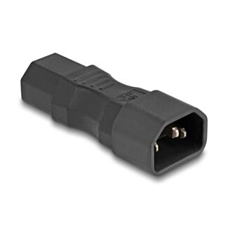 DeLOCK Adattatore di alimentazione IEC 60320 - da C14 a C13, maschio / femmina, 10 A, diritto