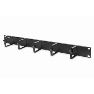 Digitus Cable routing panel with cable routing brackets for 483 mm (19") cabinets, 1U
