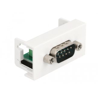 DeLOCK Easy 45 Module D-Sub 9 pin male to 6 pin Terminal Block 22.5 x 45 mm