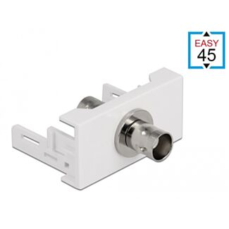 DeLOCK Modulo BNC Easy 45 porta femmina 22,5 x 45 mm