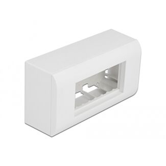 DeLOCK Alloggiamento da parete per moduli Easy 45 da 152 x 82 mm, bianco