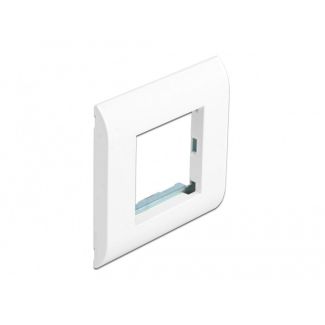 DeLOCK Easy 45 Module Holder with Frame 80 x 80 mm white