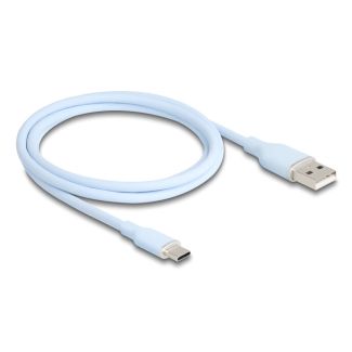 DeLOCK 81222 USB cable USB 2.0 1 m USB A USB C Blue