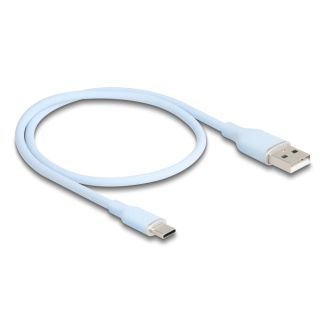 DeLOCK 81221 USB cable USB 2.0 0.5 m USB A USB C Blue