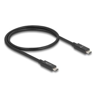 DeLOCK 81210 USB cable USB4 Gen 4x2 0.5 m USB C Black