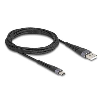 DeLOCK 81122 USB cable USB 2.0 2 m USB A USB C Black