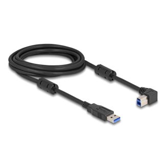 DeLOCK USB 5 Gbps Cable Type-A male to Type-B male 90° right angled 3 m